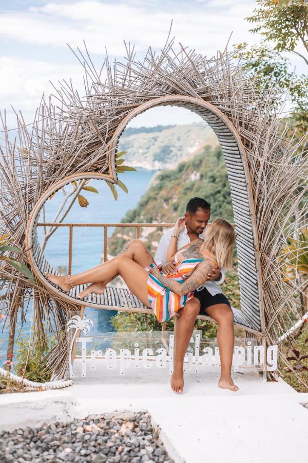 Tropical Glamping Nusa Penida - Private Romantic Seaside Bungalow Diamond Beach Polilit المظهر الخارجي الصورة